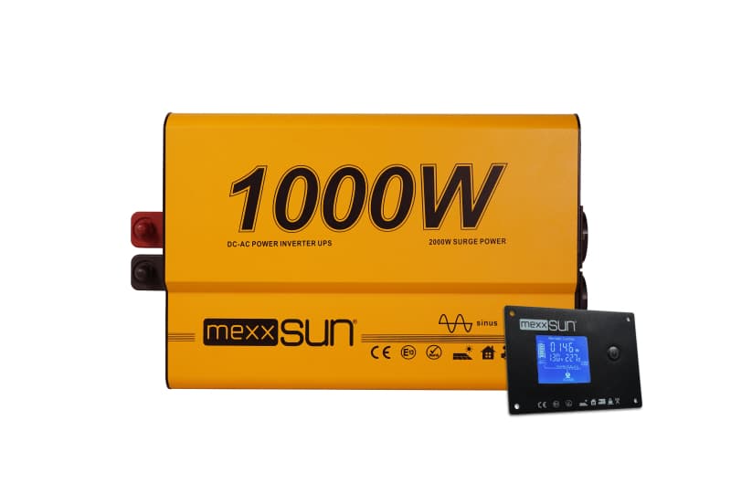 Mexxsun UPS 1000 W 12 V Tam Sinüs İnverter - Uzaktan Ekranlı