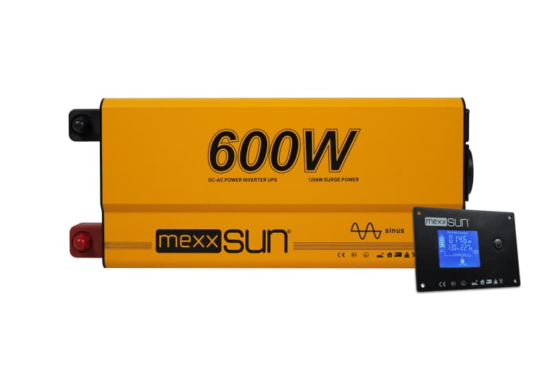 Mexxsun UPS 600 W 12 V Tam Sinüs İnverter - Uzaktan Ekranlı