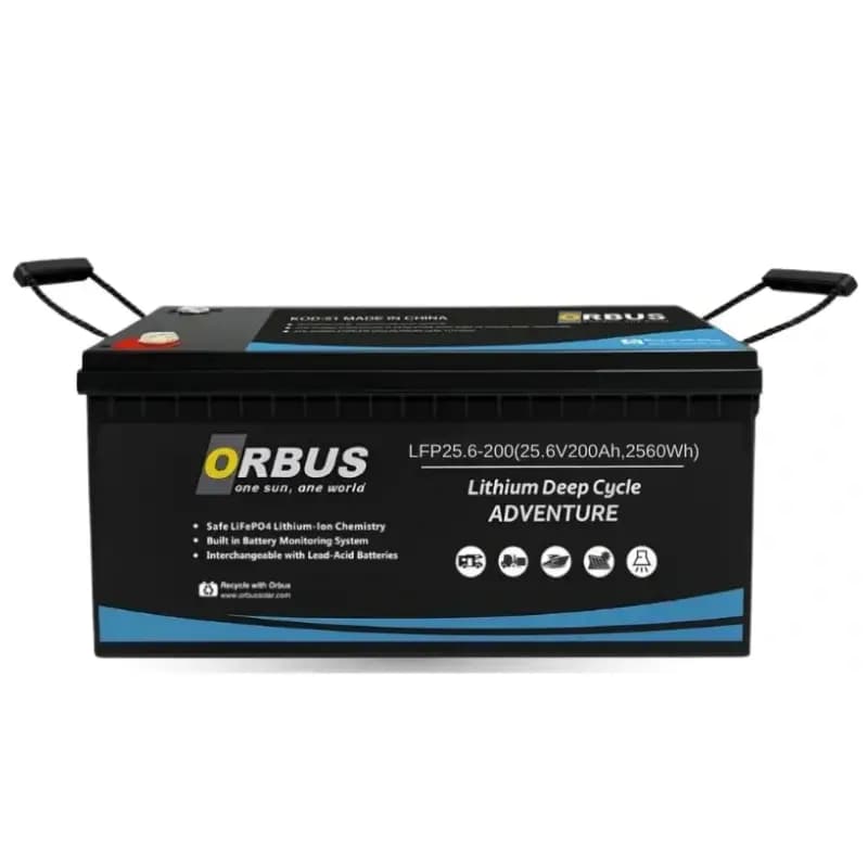 Orbus 25,6 V 200 Ah LiFePO4 Lityum Batarya
